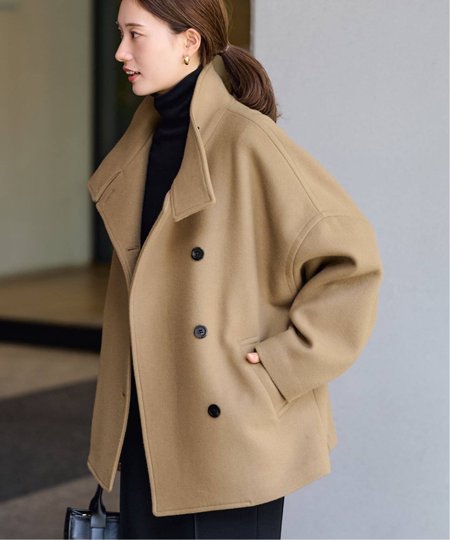 【フレームワーク/FRAMeWORK】の≪追加≫メルトンコクーンコート2 インテリア・キッズ・メンズ・レディースファッション・服の通販 founy(ファニー) ファッション Fashion レディースファッション Fashion for Women アウター Coat / Outerwear Collection コート・ロングコート・ピーコート Long Coats, Peacoats & More インナー Innerwear スタンド Stand Collar, Upright Stand バランス Balance, Style Balance フォルム Silhouette, Form 再入荷 Restock / Back in Stock キャメル|ID: prp329100004792036 ipo3291000000034819704