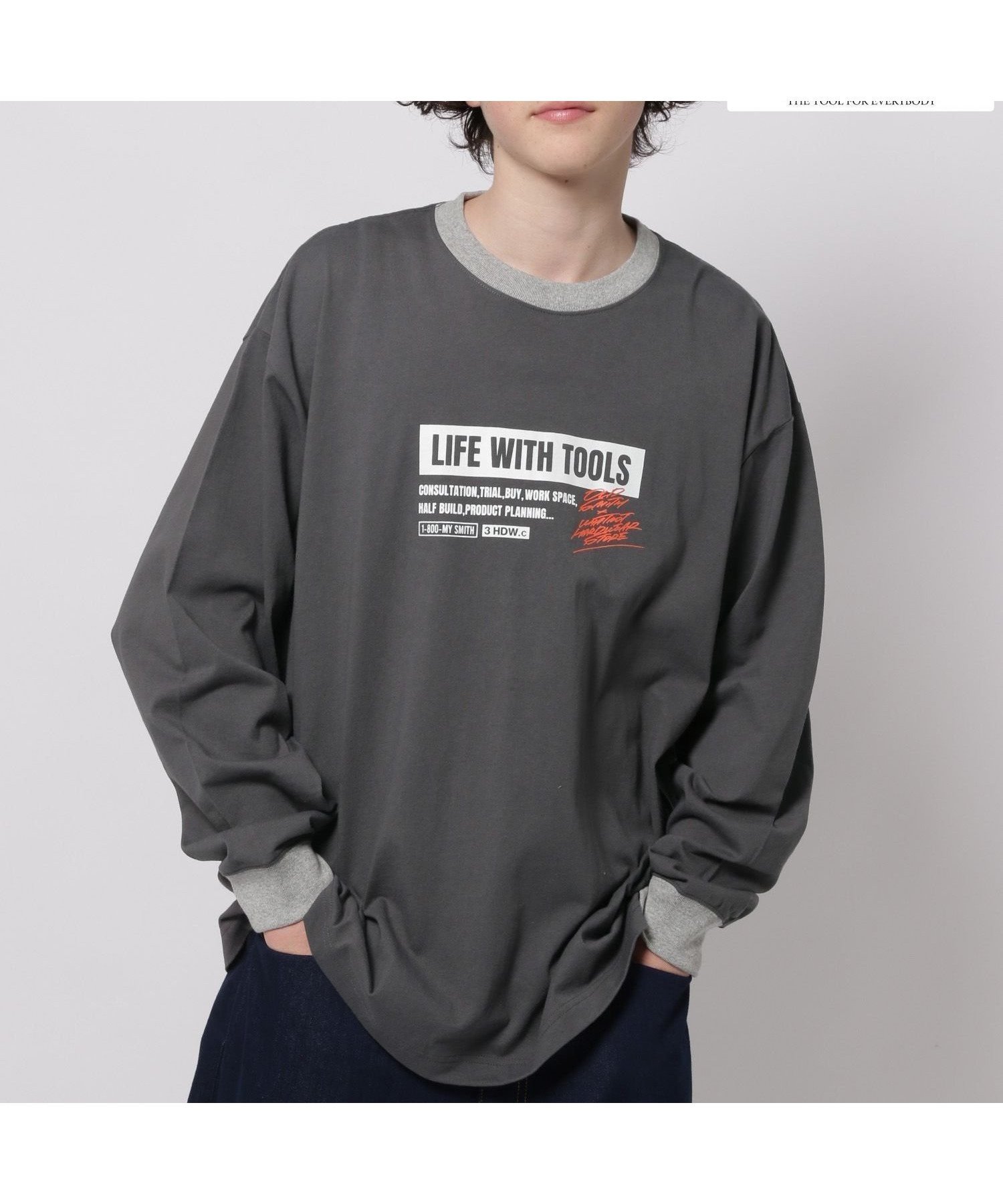 【ニコアンド/niko and】の【OLD SMITH×WHATNOT】コラボ ロングスリーブTシャツ インテリア・キッズ・メンズ・レディースファッション・服の通販 founy(ファニー) ファッション Fashion レディースファッション Fashion for Women トップス・カットソー Cut & Sew Tops シャツ・ブラウス・オフィスカジュアル Elegant Blouses & Button-Ups ロングTシャツ・Tシャツ Longline T-Shirts & Tees キャップ&ハット Hats & Caps アウトドア Outdoor Clothing コラボ Collaboration, Collab コレクション Collection, Seasonal Line スリーブ Sleeve, Long Sleeve / Short Sleeve 人気 Popular, Best Seller 長袖 Long Sleeve, Full Sleeve バケツ Bucket, Bucket Style プリント Print, Printed Pattern ボックス Boxy, Box Shape ラバー Rubber, Rubber Sole ロング Long, Long-Length ワンポイント One Point, Statement Accent おすすめ Recommended / Our Picks チャコール|ID: prp329100004792057 ipo3291000000034770396