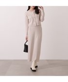 【プロポーション ボディドレッシング/PROPORTION BODY DRESSING】のステッチニットSETUP 25AW 人気、トレンドファッション・服の通販 founy(ファニー) ファッション Fashion レディースファッション Fashion for Women トップス・カットソー Cut & Sew Tops ニット Knit Tops & Sweaters 2025年 2025 2025-2026秋冬・A/W Autumn/Winter 2025–26 AW25–26 カーディガン Cardigan, Knitwear スリット Slit, Slit Detail センター Center, Center Line ベーシック Basic, Essential ポケット Pocket, Pocket Detail thumbnail グレージュ|ID: prp329100004792060 ipo3291000000034824194