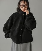 【ラジュール/Lajour】の異素材切替 スタンドネック ボアジャケット 人気、トレンドファッション・服の通販 founy(ファニー) ファッション Fashion レディースファッション Fashion for Women アウター Coat / Outerwear Collection レディースジャケット・軽アウター Jackets コーデュロイ Corduroy, Cord Fabric ジャケット Jacket, Outerwear スタンド Stand Collar, Upright Stand フェミニン Feminine, Girly ポケット Pocket, Pocket Detail 切替 Switching, Contrast Panel A/W・秋冬 Autumn/Winter thumbnail ブラック|ID: prp329100004792070 ipo3291000000034870065