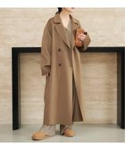 【プラージュ/Plage】のHAMILTON PEA コート 人気、トレンドファッション・服の通販 founy(ファニー) ファッション Fashion レディースファッション Fashion for Women アウター Coat / Outerwear Collection コート・ロングコート・ピーコート Long Coats, Peacoats & More デニム Denim, Jeans Material ロング Long, Long-Length thumbnail ブラウン D|ID: prp329100004792074 ipo3291000000034830484