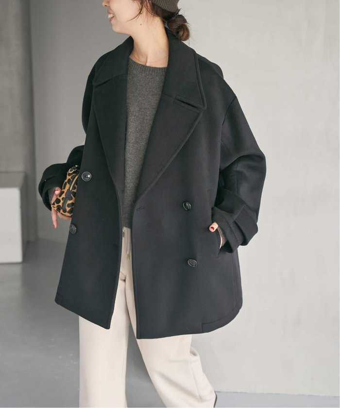 【スピック&スパン/Spick & Span】のS160ビーバーPコート インテリア・キッズ・メンズ・レディースファッション・服の通販 founy(ファニー) https://founy.com/ ファッション Fashion レディースファッション Fashion for Women アウター Coat / Outerwear Collection コート・ロングコート・ピーコート Long Coats, Peacoats & More Pコート Pea Coats なめらか Smooth, Silky Texture マニッシュ Mannish, Boyish エレガント 上品 Elegant ビジネス 仕事 通勤 Business / Work / Commuting |ID: prp329100004792095 ipo3291000000034770651