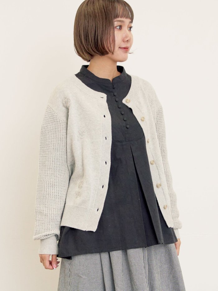 【サマンサモスモス/Samansa Mos2】の◎刺繍カーディガン インテリア・キッズ・メンズ・レディースファッション・服の通販 founy(ファニー) https://founy.com/ ファッション Fashion レディースファッション Fashion for Women トップス・カットソー Cut & Sew Tops カーディガン・羽織り Layered Style Cardigans カーディガン Cardigan, Knitwear スリーブ Sleeve, Long Sleeve / Short Sleeve フロント Front, Front Design |ID: prp329100004792102 ipo3291000000034819792