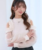 【マジェスティック レゴン/MAJESTIC LEGON】のオープンショルダーフリルカットトップス アイボリー|ID: prp329100004792103 ipo3291000000034770723