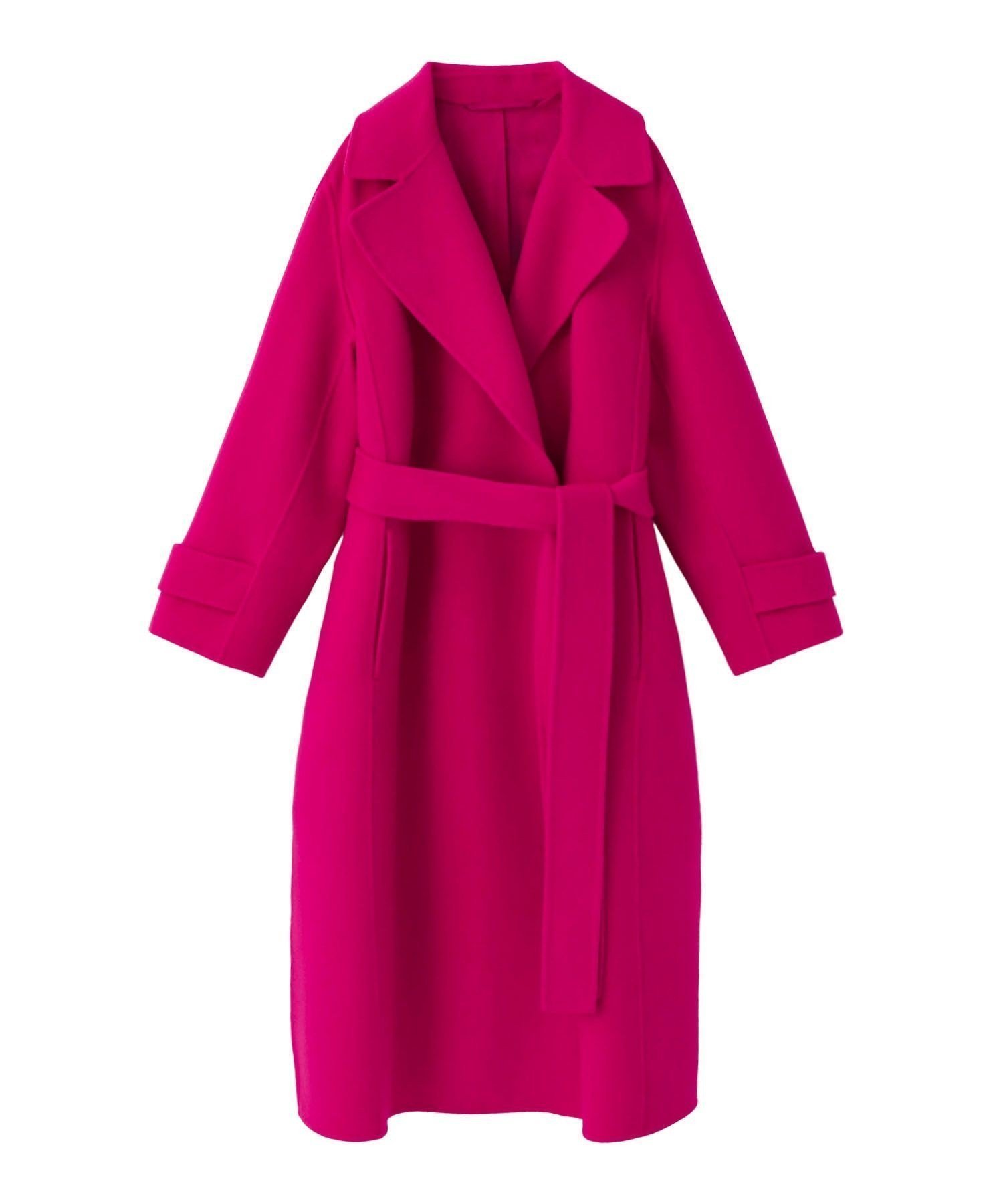 【アナイ/ANAYI】のシャルムリバーテーラードコート インテリア・キッズ・メンズ・レディースファッション・服の通販 founy(ファニー) ファッション Fashion レディースファッション Fashion for Women アウター Coat / Outerwear Collection コート・ロングコート・ピーコート Long Coats, Peacoats & More キュプラ Cupro, Eco Fabric スマート Smart, Elegant リボン Ribbon, Bow A/W・秋冬 Autumn/Winter 再入荷 Restock / Back in Stock pink|ID: prp329100004792107 ipo3291000000034770744