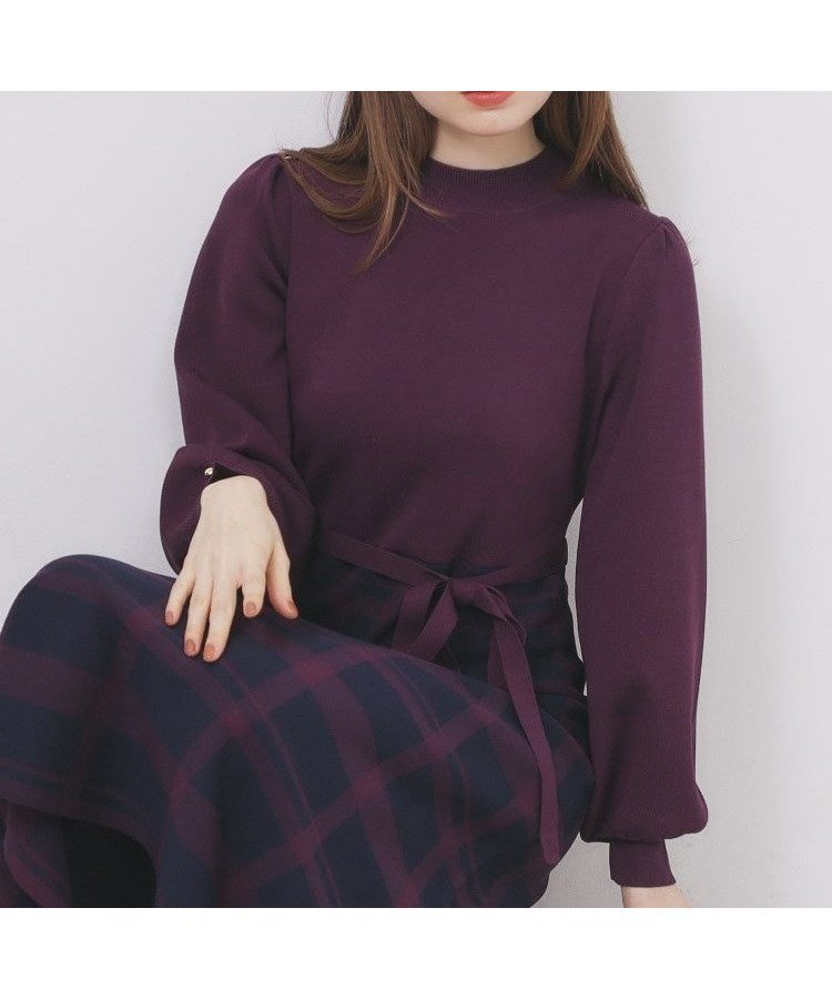 【インデックス/INDEX】のハイネックニットワンピース【洗濯機OK/抗ピル】 インテリア・キッズ・メンズ・レディースファッション・服の通販 founy(ファニー) ファッション Fashion レディースファッション Fashion for Women ワンピース Dresses ニットワンピース Knit Dresses クラシカル Classical, Vintage-Inspired シンプル Simple, Minimal ジャカード/ジャガード Jacquard, Woven Pattern スマート Smart, Elegant チェック Check, Plaid, Tartan ハイネック High Neck, Mock Neck フェミニン Feminine, Girly ポケット Pocket, Pocket Detail リボン Ribbon, Bow ボルドー|ID: prp329100004792109 ipo3291000000034810721