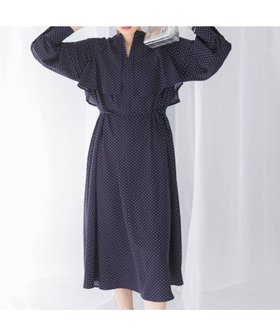 【アーバンリサーチ ロッソ/URBAN RESEARCH ROSSO】の『WEB限定』ドットプリントケープワンピース 人気、トレンドファッション・服の通販 founy(ファニー) ファッション Fashion レディースファッション Fashion for Women ワンピース Dresses 2025年 2025 2025-2026秋冬・A/W Autumn/Winter 2025–26 AW25–26 冬 Winter / This Winter ドット Polka Dot, Dot Pattern エレガント 上品 Elegant A/W・秋冬 Autumn/Winter 結婚式 Wedding |ID:prp329100004792117