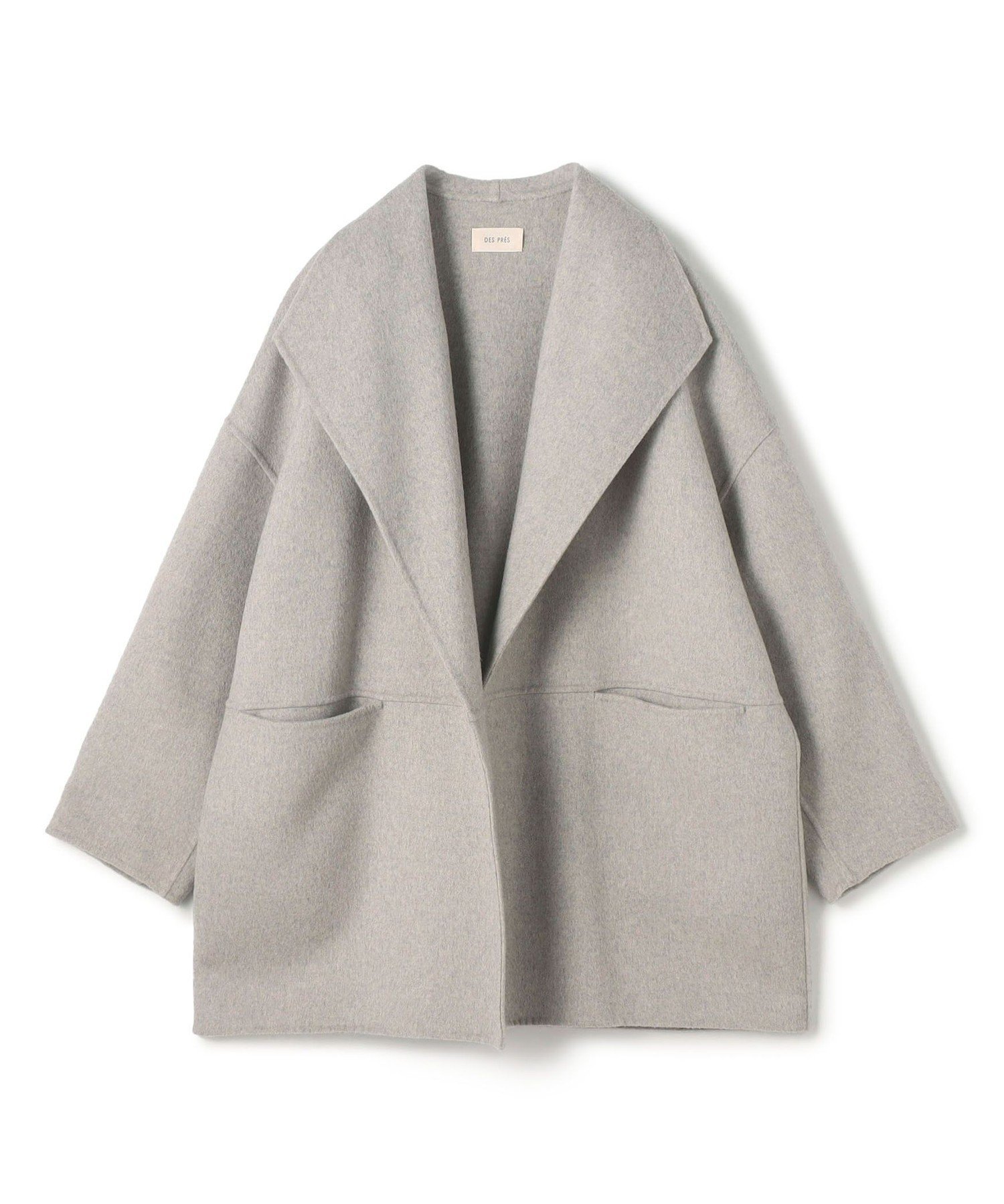 【トゥモローランド/TOMORROWLAND】のダブルフェイスメルトンビーバー ウィングカラーコート インテリア・キッズ・メンズ・レディースファッション・服の通販 founy(ファニー) 　ファッション　Fashion　レディースファッション　Fashion for Women　アウター　Coat / Outerwear Collection　コート・ロングコート・ピーコート　Long Coats, Peacoats & More　おすすめ　Recommended / Our Picks　エレガント 上品　Elegant　ショルダー　Shoulder, Shoulder Strap　ストール　Stole, Wrap　ドロップ　Drop Shoulder, Dropped Style　メルトン　Melton, Heavy Wool　定番　Standard, Basic Item　13 ライトグレー|ID: prp329100004792121 ipo3291000000035160243