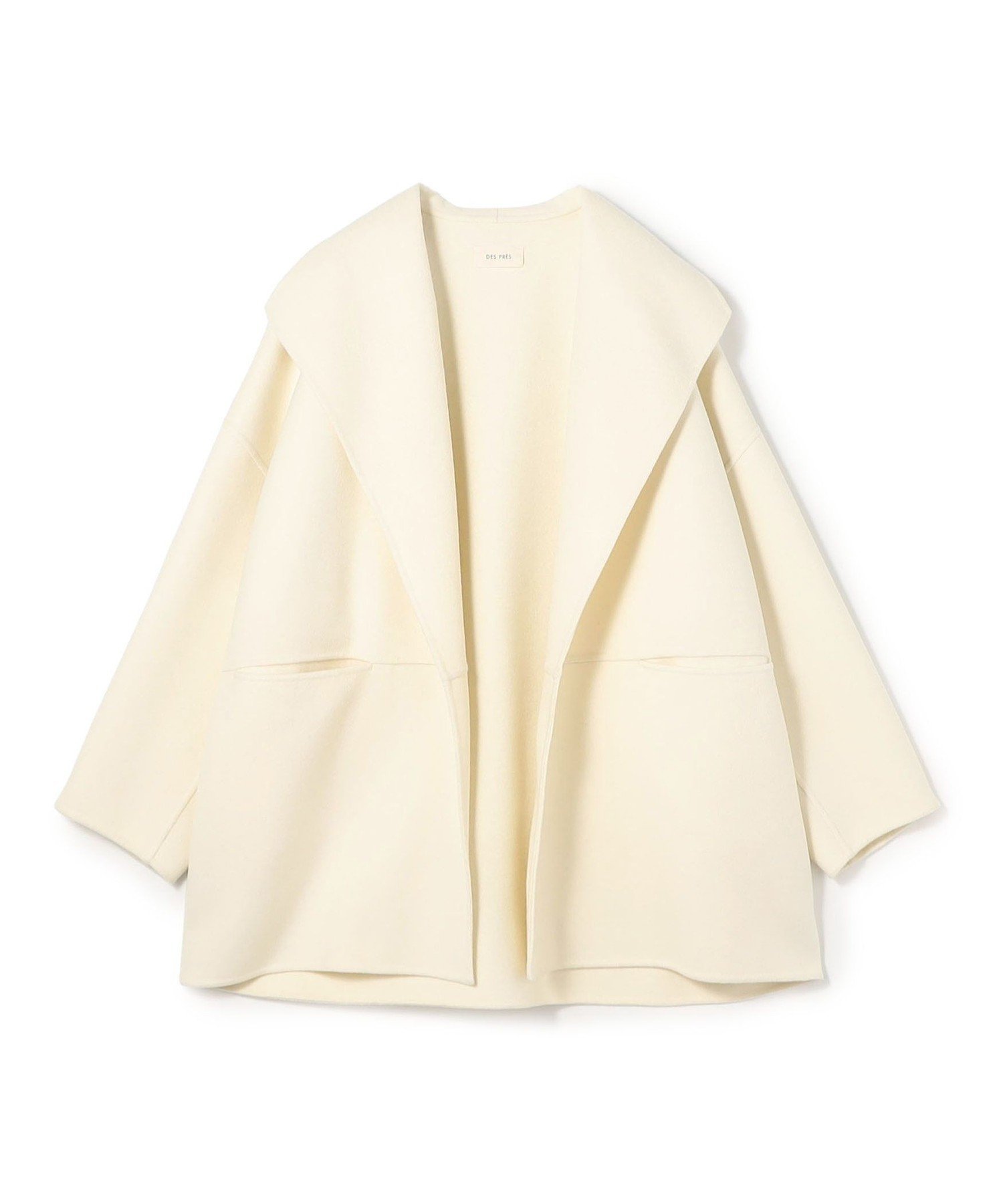 【トゥモローランド/TOMORROWLAND】のダブルフェイスメルトンビーバー ウィングカラーコート インテリア・キッズ・メンズ・レディースファッション・服の通販 founy(ファニー) 　ファッション　Fashion　レディースファッション　Fashion for Women　アウター　Coat / Outerwear Collection　コート・ロングコート・ピーコート　Long Coats, Peacoats & More　おすすめ　Recommended / Our Picks　エレガント 上品　Elegant　ショルダー　Shoulder, Shoulder Strap　ストール　Stole, Wrap　ドロップ　Drop Shoulder, Dropped Style　メルトン　Melton, Heavy Wool　定番　Standard, Basic Item　11 ホワイト|ID: prp329100004792121 ipo3291000000035160244