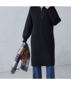 【シップス フォー ウィメン/SHIPS】の手洗い可能 片畦編み ハーフ ジップ ワンピース ブラック|ID: prp329100004792122 ipo3291000000034770839