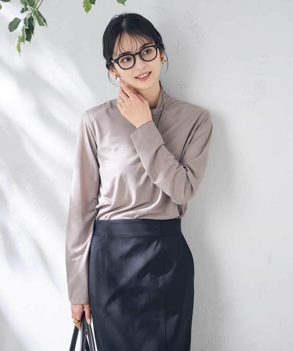 【アー ヴェー ヴェー/a.v.v】のシアーハイネックカットソー インテリア・キッズ・メンズ・レディースファッション・服の通販 founy(ファニー) ファッション Fashion レディースファッション Fashion for Women トップス・カットソー Cut & Sew Tops カットソー・ベーシックTシャツ Cut-and-Sewn Tops / Stretch Tees & Basics インナー Innerwear カーディガン Cardigan, Knitwear キャミソール Camisole, Spaghetti Strap Top キャミワンピース Cami Dress, Slip Dress シアー Sheer, See-Through スウェット / スエット Sweatshirt, Sweatwear タンク Tank Top, Sleeveless Top トレンド Trend, Trending Now 定番 Standard, Basic Item ベスト Vest, Waistcoat 再入荷 Restock / Back in Stock おすすめ Recommended / Our Picks ベージュ|ID: prp329100004792124 ipo3291000000034770849