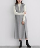 【ピエロ/Pierrot】の選べる柄タックジャンパースカート ヘリンボーン/グレー|ID: prp329100004792125 ipo3291000000034770850