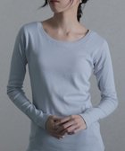 【プールヴー/PourVous】のフライス長袖Tシャツ カットソーきれいめトップス 長袖 ブラウス 人気、トレンドファッション・服の通販 founy(ファニー) ファッション Fashion レディースファッション Fashion for Women トップス・カットソー Cut & Sew Tops シャツ・ブラウス・オフィスカジュアル Elegant Blouses & Button-Ups ロングTシャツ・Tシャツ Longline T-Shirts & Tees カットソー・ベーシックTシャツ Cut-and-Sewn Tops / Stretch Tees & Basics カットソー Cut and Sewn Top 長袖 Long Sleeve, Full Sleeve thumbnail アイスグレー|ID: prp329100004792128 ipo3291000000034924976