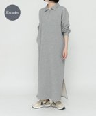 【アーバンリサーチ ドアーズ/URBAN RESEARCH DOORS】の『別注』Sports Wear×DOORS ハーフジップ長袖ワンピース グレー|ID: prp329100004792129 ipo3291000000034770873