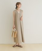 【アイテムズアーバンリサーチ/ITEMS URBAN RESEARCH】のリネンライクテントラインワンピース 人気、トレンドファッション・服の通販 founy(ファニー) ファッション Fashion レディースファッション Fashion for Women ワンピース Dresses 2025年 2025 2025春夏・S/S Spring/Summer 2025 SS25 夏 Summer S/S・春夏 SS, Spring/Summer, Warm Season thumbnail GREGE|ID: prp329100004792131 ipo3291000000034978672