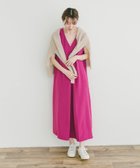 【アイテムズアーバンリサーチ/ITEMS URBAN RESEARCH】のリネンライクテントラインワンピース 人気、トレンドファッション・服の通販 founy(ファニー) ファッション Fashion レディースファッション Fashion for Women ワンピース Dresses 2025年 2025 2025春夏・S/S Spring/Summer 2025 SS25 夏 Summer S/S・春夏 SS, Spring/Summer, Warm Season thumbnail PNK|ID: prp329100004792131 ipo3291000000034978673