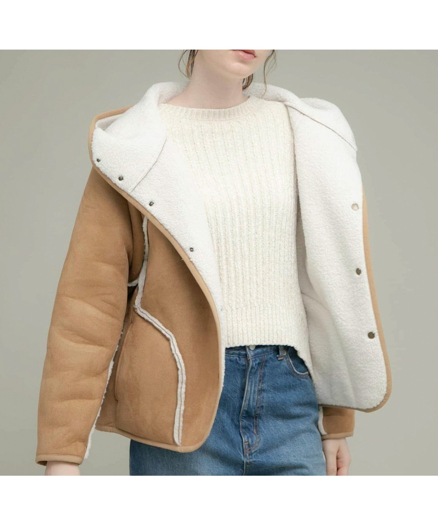 【サニーレーベル/Sonny Label / URBAN RESEARCH】のムートンリバーシブルフーディーコート インテリア・キッズ・メンズ・レディースファッション・服の通販 founy(ファニー) ファッション Fashion レディースファッション Fashion for Women アウター Coat / Outerwear Collection コート・ロングコート・ピーコート Long Coats, Peacoats & More 2025年 2025 2025-2026秋冬・A/W Autumn/Winter 2025–26 AW25–26 冬 Winter / This Winter おすすめ Recommended / Our Picks タイトスカート Pencil Skirt, Tight Skirt バランス Balance, Style Balance ボトム Bottoms, Lower Wear ミドル Middle Length, Mid Height A/W・秋冬 Autumn/Winter 防寒 Cold Protection, Winter-Ready OFF×CAM|ID: prp329100004792134 ipo3291000000034770897