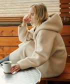 【サニーレーベル/Sonny Label / URBAN RESEARCH】のムートンリバーシブルフーディーコート IVOxBEG|ID: prp329100004792134 ipo3291000000034770898