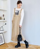 【コーエン/COEN】のスエードライクジャンスカ 人気、トレンドファッション・服の通販 founy(ファニー) ファッション Fashion レディースファッション Fashion for Women インナー Innerwear ショルダー Shoulder, Shoulder Strap スリット Slit, Slit Detail フィット Fit, Slim Fit ポケット Pocket, Pocket Detail thumbnail BEIGE|ID: prp329100004792137 ipo3291000000034987554