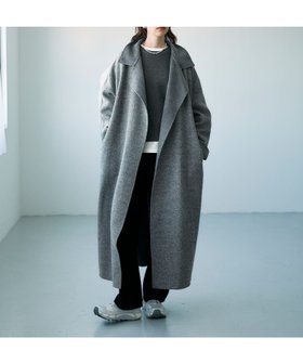 【ノーク/N.O.R.C】のジーロンウールシルクネップリバーコート 人気、トレンドファッション・服の通販 founy(ファニー) ファッション Fashion レディースファッション Fashion for Women アウター Coat / Outerwear Collection コート・ロングコート・ピーコート Long Coats, Peacoats & More くるぶし Ankle-Length コンパクト Compact, Small Size シルク Silk, 100% Silk スタンド Stand Collar, Upright Stand ツイード/ツィード Choker, Choker Necklace ツイル Twist, Twisted Detail なめらか Smooth, Silky Texture ネップ Nepp, Slub Yarn マフラー Scarf, Muffler 無地 Plain, Solid Color ロング Long, Long-Length おすすめ Recommended / Our Picks |ID:prp329100004792139