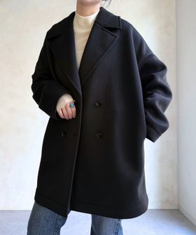 【ビアズリー/BEARDSLEY】のダンボールPコート 人気、トレンドファッション・服の通販 founy(ファニー) ファッション Fashion レディースファッション Fashion for Women アウター Coat / Outerwear Collection コート・ロングコート・ピーコート Long Coats, Peacoats & More Pコート Pea Coats カットソー Cut and Sewn Top クラシック Classic, Timeless Style シンプル Simple, Minimal ダブル Double, Double-Breasted フロント Front, Front Design ボンディング Bonding, Bonded Fabric ポケット Pocket, Pocket Detail 再入荷 Restock / Back in Stock エレガント 上品 Elegant |ID:prp329100004792143