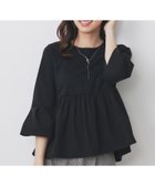 【インデックス/INDEX】のドッキングペプラムトップス【洗濯機洗い可】 人気、トレンドファッション・服の通販 founy(ファニー) ファッション Fashion レディースファッション Fashion for Women トップス・カットソー Cut & Sew Tops シンプル Simple, Minimal ストレッチ Stretch, Stretchy Fabric スマート Smart, Elegant スリーブ Sleeve, Long Sleeve / Short Sleeve ドッキング Docking, Mixed Material パール Pearl, Pearl Accent ペプラム Peplum, Flared Hem ラップ Wrap, Wrap Design thumbnail ブラック|ID: prp329100004792160 ipo3291000000034879644