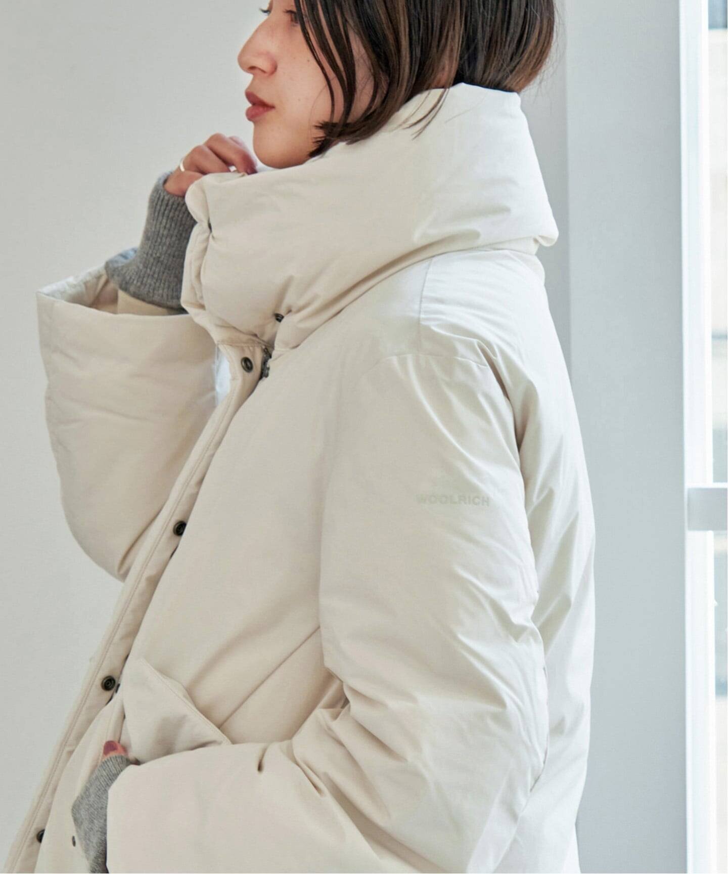 【スピック&スパン/Spick & Span】の《WEB+一部店舗先行販売 / 追加》WOOLRICH / ウールリッチ LUXURY COCOON JACKET インテリア・キッズ・メンズ・レディースファッション・服の通販 founy(ファニー) 　ファッション　Fashion　レディースファッション　Fashion for Women　アウター　Coat / Outerwear Collection　レディースジャケット・軽アウター　Jackets　ホワイト|ID: prp329100004792173 ipo3291000000034771104