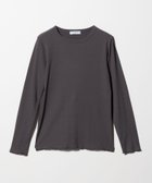 【ユナイテッドアローズ/UNITED ARROWS】のリブメロー クルーネックTシャツ A DAY IN THE LIFE 人気、トレンドファッション・服の通販 founy(ファニー) ファッション Fashion レディースファッション Fashion for Women トップス・カットソー Cut & Sew Tops シャツ・ブラウス・オフィスカジュアル Elegant Blouses & Button-Ups ロングTシャツ・Tシャツ Longline T-Shirts & Tees インナー Innerwear カットソー Cut and Sewn Top シンプル Simple, Minimal トレンド Trend, Trending Now 長袖 Long Sleeve, Full Sleeve ハイネック High Neck, Mock Neck バランス Balance, Style Balance フィット Fit, Slim Fit ロング Long, Long-Length アウトレット Outlet / Clearance おすすめ Recommended / Our Picks ビジネス 仕事 通勤 Business / Work / Commuting thumbnail DK.GRAY|ID: prp329100004792180 ipo3291000000034884198