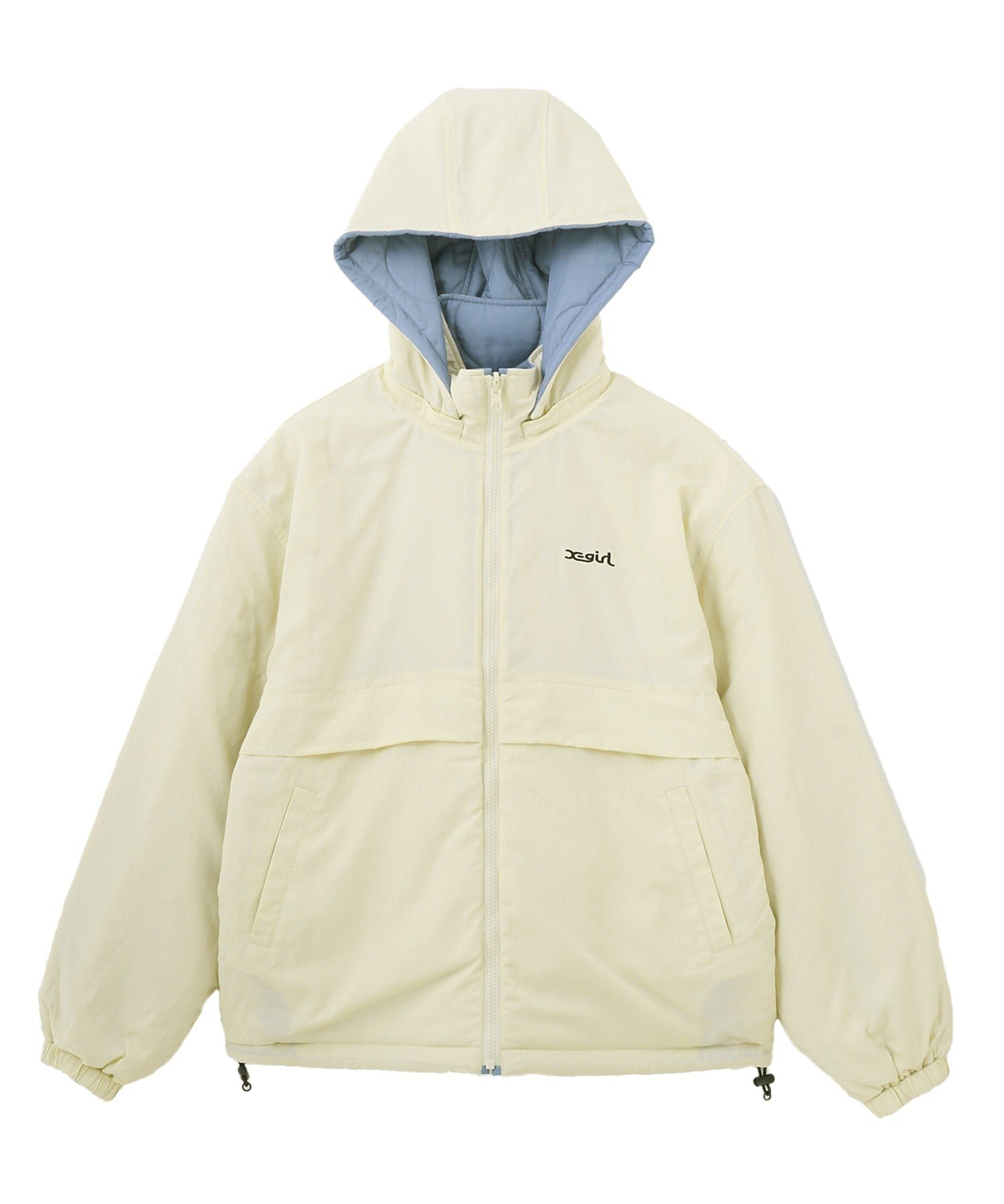 【エックスガール/X-girl】のX-girl/FACE PATCH REVERSIBLE JACKET インテリア・キッズ・メンズ・レディースファッション・服の通販 founy(ファニー) 　ファッション　Fashion　レディースファッション　Fashion for Women　アウター　Coat / Outerwear Collection　レディースジャケット・軽アウター　Jackets　キルティング　Quilted, Quilting　今季　This Season, Current Season　ジャケット　Jacket, Outerwear　デニム　Denim, Jeans Material　長袖　Long Sleeve, Full Sleeve　パッチ　Patch, Appliqué　リバーシブル　Reversible, Two-Sided　ワンポイント　One Point, Statement Accent　旅行　Travel　WHITE|ID: prp329100004792181 ipo3291000000034771144