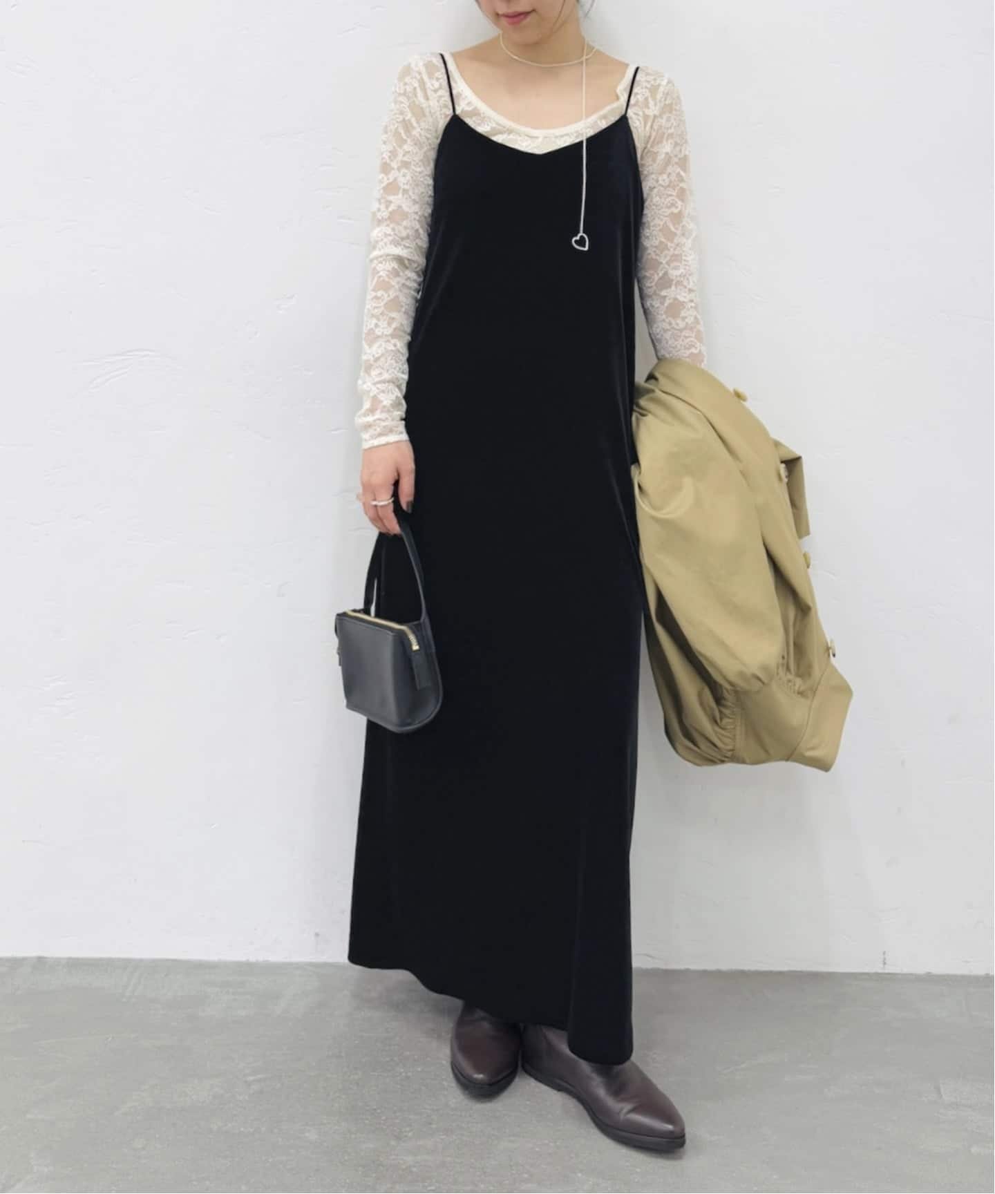 【エディット フォー ルル/edit.for LuLu】のVelour Camisole OP 人気、トレンドファッション・服の通販 founy(ファニー) 　ファッション　Fashion　レディースファッション　Fashion for Women　トップス・カットソー　Cut & Sew Tops　ベロアトップス　Velour Tops / Velvet-Look Items　2025年　2025　2025-2026秋冬・A/W　Autumn/Winter 2025–26 AW25–26　おすすめ　Recommended / Our Picks　クリスマス X'mas　Christmas / X'mas　シンプル　Simple, Minimal　ストレッチ　Stretch, Stretchy Fabric　スマート　Smart, Elegant　スリット　Slit, Slit Detail　ベロア　Velour, Soft Velvet　再入荷　Restock / Back in Stock　 other-1|ID: prp329100004792185 ipo3291000000034883004