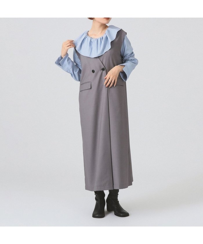 【ビームス ウイメン/BEAMS】のロング ジレ ワンピース インテリア・キッズ・メンズ・レディースファッション・服の通販 founy(ファニー) https://founy.com/ ファッション Fashion レディースファッション Fashion for Women アウター Coat / Outerwear Collection インナー Innerwear オケージョン Occasion Wear フォーマル Formal, Dressy ラップ Wrap, Wrap Design ロング Long, Long-Length エレガント 上品 Elegant 結婚式 Wedding |ID: prp329100004792195 ipo3291000000034771217