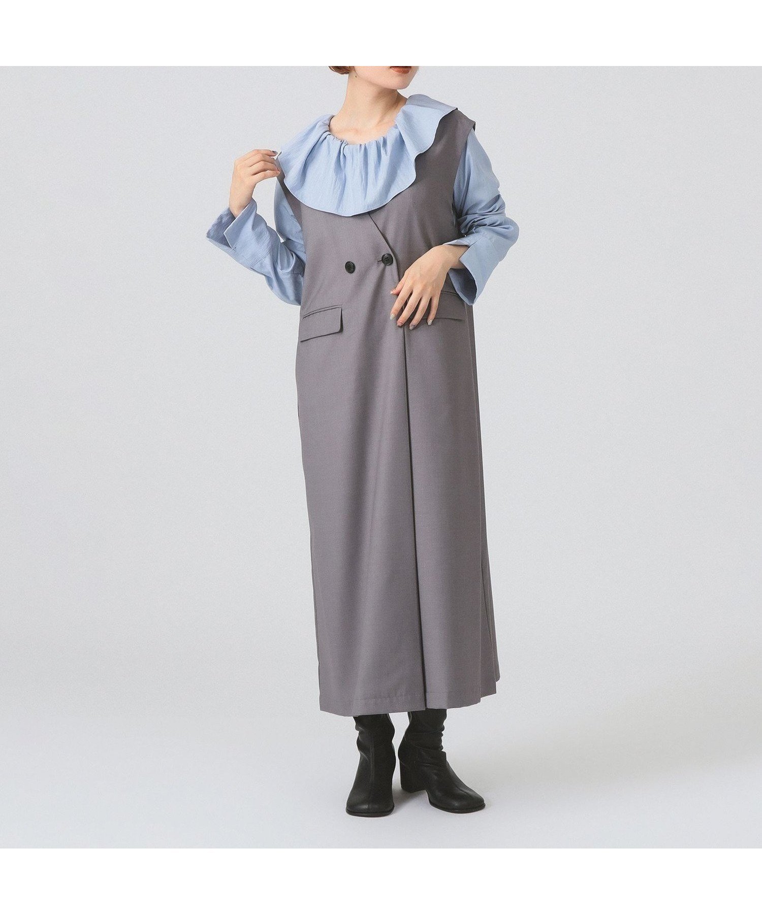 【ビームス ウイメン/BEAMS】のロング ジレ ワンピース 人気、トレンドファッション・服の通販 founy(ファニー) ファッション Fashion レディースファッション Fashion for Women アウター Coat / Outerwear Collection インナー Innerwear オケージョン Occasion Wear フォーマル Formal, Dressy ラップ Wrap, Wrap Design ロング Long, Long-Length エレガント 上品 Elegant 結婚式 Wedding other-1|ID: prp329100004792195 ipo3291000000034771217