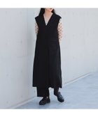 【ビームス ウイメン/BEAMS】のロング ジレ ワンピース BLACK|ID: prp329100004792195 ipo3291000000034771219