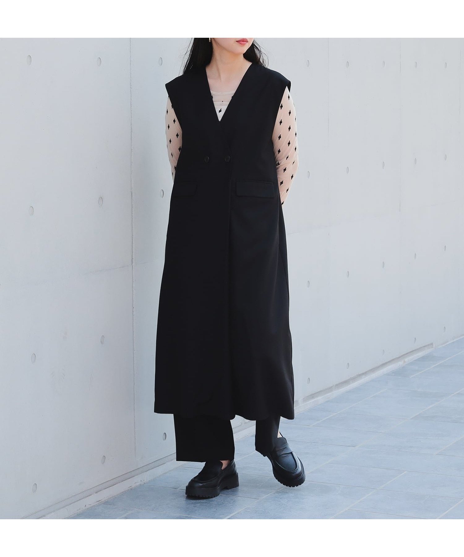 【ビームス ウイメン/BEAMS】のロング ジレ ワンピース インテリア・キッズ・メンズ・レディースファッション・服の通販 founy(ファニー) ファッション Fashion レディースファッション Fashion for Women アウター Coat / Outerwear Collection インナー Innerwear オケージョン Occasion Wear フォーマル Formal, Dressy ラップ Wrap, Wrap Design ロング Long, Long-Length エレガント 上品 Elegant 結婚式 Wedding BLACK|ID: prp329100004792195 ipo3291000000034771219