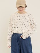 【サマンサモスモス/Samansa Mos2】のリップル柄アソート袖シャーリングカットソー キナリ|ID: prp329100004792203 ipo3291000000034771262