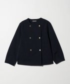 【ユナイテッドアローズ/UNITED ARROWS】のダブルニット ノーカラー カーディガンジャケット A DAY IN THE LIFE 人気、トレンドファッション・服の通販 founy(ファニー) ファッション Fashion レディースファッション Fashion for Women カットソー Cut and Sewn Top カーディガン Cardigan, Knitwear クラシカル Classical, Vintage-Inspired ジャケット Jacket, Outerwear ダブル Double, Double-Breasted トレンド Trend, Trending Now バランス Balance, Style Balance ボックス Boxy, Box Shape メタル Metal, Metal Parts ワイド Wide, Wide Fit アウトレット Outlet / Clearance ビジネス 仕事 通勤 Business / Work / Commuting thumbnail NAVY|ID: prp329100004792206 ipo3291000000034974889