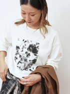 【サマンサモスモス/Samansa Mos2】の箔フォトプリントロンT オフホワイト|ID: prp329100004792223 ipo3291000000034771376