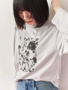 【サマンサモスモス/Samansa Mos2】の箔フォトプリントロンT グレー|ID: prp329100004792223 ipo3291000000034771379