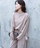 【ルクールブラン/le.coeur blanc】の《WEB限定アイテム》2点セット ライトジョーゼットセットアップ 人気、トレンドファッション・服の通販 founy(ファニー) ファッション Fashion レディースファッション Fashion for Women セットアップ Matching Sets カットソー Cut and Sewn Top シンプル Simple, Minimal ジョーゼット Georgette, Semi-Sheer Fabric センター Center, Center Line フォーマル Formal, Dressy ワイド Wide, Wide Fit エレガント 上品 Elegant 入学式 Entrance Ceremony 切替 Switching, Contrast Panel 卒業式 Graduation Ceremony thumbnail ベージュ|ID: prp329100004792225 ipo3291000000034771392