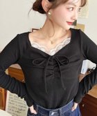 【モーメントプラス/moment+ / MEN】の無地*ドットプリント フロントレースギャザーリボン長袖トップス 人気、トレンドファッション・服の通販 founy(ファニー) ファッション Fashion メンズファッション Fashion for Men トップス・カットソー Cut & Sew Tops カットソー Cut and Sewn Top ガーリー Girly, Feminine Style ギャザー Gathered, Ruffled シューズ Shoes, Footwear シンプル Simple, Minimal スラックス Slacks, Dress Pants ダウン Down, Puffer デニム Denim, Jeans Material トレンド Trend, Trending Now ドット Polka Dot, Dot Pattern なめらか Smooth, Silky Texture 長袖 Long Sleeve, Full Sleeve ハーフ Half, Half-Length バレエ Ballet, Ballet Style フィット Fit, Slim Fit フェミニン Feminine, Girly フレア Flare, Flared フロント Front, Front Design プリント Print, Printed Pattern ベーシック Basic, Essential ボトム Bottoms, Lower Wear ミニスカート Mini Skirt, Short Skirt 無地 Plain, Solid Color リボン Ribbon, Bow レース Lace, Lace Fabric A/W・秋冬 Autumn/Winter 再入荷 Restock / Back in Stock thumbnail ブラック|ID: prp329100004792237 ipo3291000000034797415