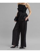 【ラシュッド/LASUD】のバルーンキャミブラウス パンツセットアップ 人気、トレンドファッション・服の通販 founy(ファニー) ファッション Fashion レディースファッション Fashion for Women セットアップ Matching Sets レディースパンツ・ボトムス Pants & Trousers / Bottoms おすすめ Recommended / Our Picks エレガント 上品 Elegant サテン Satin, Glossy Fabric シフォン Chiffon, Lightweight Fabric セットアップ Set-Up, Coordinated Outfit セパレート Separate, Two-Piece セレモニー Ceremony 結婚式 Wedding thumbnail ブラック|ID: prp329100004792245 ipo3291000000034842660