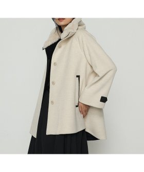 【コムサ/COMME CA】のアンゴラウール ・Aラインショートコート 人気、トレンドファッション・服の通販 founy(ファニー) ファッション Fashion レディースファッション Fashion for Women アウター Coat / Outerwear Collection コート・ロングコート・ピーコート Long Coats, Peacoats & More アンゴラ Angora Knitwear インナー Innerwear 軽量 Lightweight, Ultra Light スタンド Stand Collar, Upright Stand スリーブ Sleeve, Long Sleeve / Short Sleeve ダブル Double, Double-Breasted ドット Polka Dot, Dot Pattern ドレープ Drape, Draping Fabric 定番 Standard, Basic Item フェイス Face, Facial Design フェミニン Feminine, Girly ポケット Pocket, Pocket Detail ワイド Wide, Wide Fit エレガント 上品 Elegant |ID:prp329100004792258