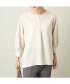 【アー ヴェー ヴェー/a.v.v】のキーネックタックスリーブトップス グレージュ|ID: prp329100004792260 ipo3291000000034771636