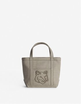 【メゾン キツネ/MAISON KITSUNE】 FOX HEAD MINI TOTE人気、トレンドファッション・服の通販 founy(ファニー) ファッション Fashion レディースファッション Fashion for Women バッグ Bags ショルダー Shoulder, Shoulder Strap ツイル Twist, Twisted Detail ハンド Hand, Handmade パッチ Patch, Appliqué フォックス Fox, Fox Fur フレンチ French, French Style フロント Front, Front Design ポケット Pocket, Pocket Detail A/W・秋冬 Autumn/Winter 冬 Winter / This Winter エレガント 上品 Elegant |ID:prp329100004792280