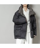 【ナノ ユニバース/nano universe】の「西川ダウン」バイカラーボリュームダウン ブラック|ID: prp329100004792310 ipo3291000000034925450