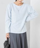 【アー ヴェー ヴェー/a.v.v】の【洗える】ラメニットソートップス ライトブルー|ID: prp329100004792327 ipo3291000000034772155