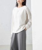 【アー ヴェー ヴェー/a.v.v】の【洗える】ラメニットソートップス アイボリー|ID: prp329100004792327 ipo3291000000034772156