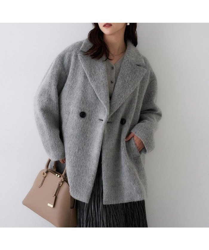 【アンタイトル/UNTITLED】の【エレガントジャケット/アウター】イタリアンシャギーPコート インテリア・キッズ・メンズ・レディースファッション・服の通販 founy(ファニー) https://founy.com/ ファッション Fashion レディースファッション Fashion for Women アウター Coat / Outerwear Collection コート・ロングコート・ピーコート Long Coats, Peacoats & More レディースジャケット・軽アウター Jackets Pコート Pea Coats おすすめ Recommended / Our Picks エレガント 上品 Elegant ショルダー Shoulder, Shoulder Strap スマート Smart, Elegant ドロップ Drop Shoulder, Dropped Style プリーツ Pleats, Pleated ポケット Pocket, Pocket Detail メランジ Melange, Mixed Yarn ラグジュアリー Luxury, Elegant リラックス Relax, Relaxed Fit |ID: prp329100004792352 ipo3291000000034801252