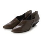 【ラボキゴシ ワークス/RABOKIGOSHI works】の3.5cm本革アシンメトリースリッポンパンプス 人気、トレンドファッション・服の通販 founy(ファニー) ファッション Fashion レディースファッション Fashion for Women アシンメトリー Asymmetrical Style シューズ Shoes, Footwear スリッポン Slip-On, Loafer thumbnail グレー|ID: prp329100004792357 ipo3291000000034879482