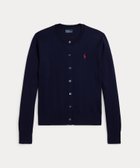 【ラルフローレン/RALPH LAUREN】のコットン クルーネック カーディガン 400ブルー|ID: prp329100004792399 ipo3291000000034820675